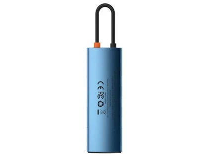 هاب 8 پورت بیسوس Baseus Metal Gleam 8 in 1 Multifunctional Type-C HUB 100W WKWG000103