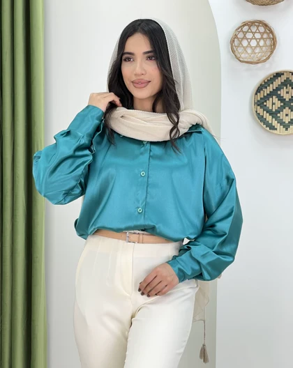 شومیز ساتن آتوسا(73)کد:4654