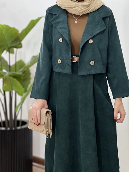 ست کت و دامن ارغوان 1