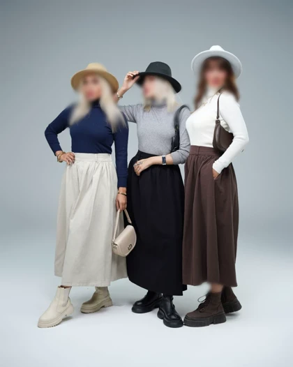 دامن مدل نغمه کد 50261