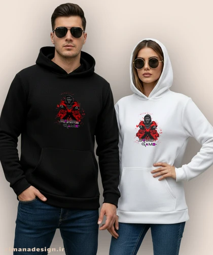 هودی مردانه و زنانه طرح اسکویید گیم کد 881