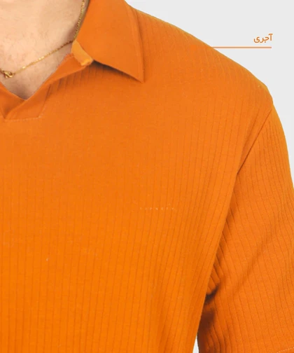 تیشرت یقه شکاری مردانه 1756