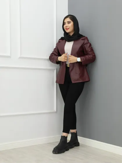 کت چرم هلن