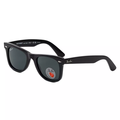 عینک آفتابی ری بن فریم ویفرر پلاریزه اورجینال کد RB2140P-50