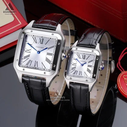 ساعت کارتیه بند چرمی Cartier Santos-Dumont SSK9