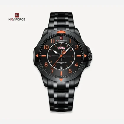 ساعت مچی مردانه نیوی فورس اورجینال موتور ژاپن دارای کارت گارانتی و دفترچه