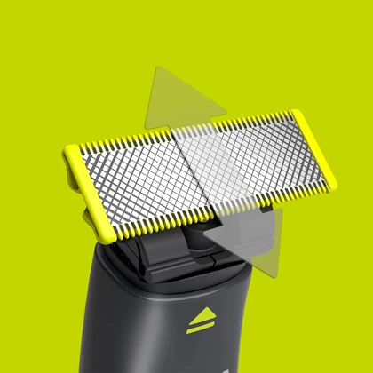 ماشین اصلاح صورت فیلیپس Philips OneBlade مدل QP1424/10 با 2 شانه