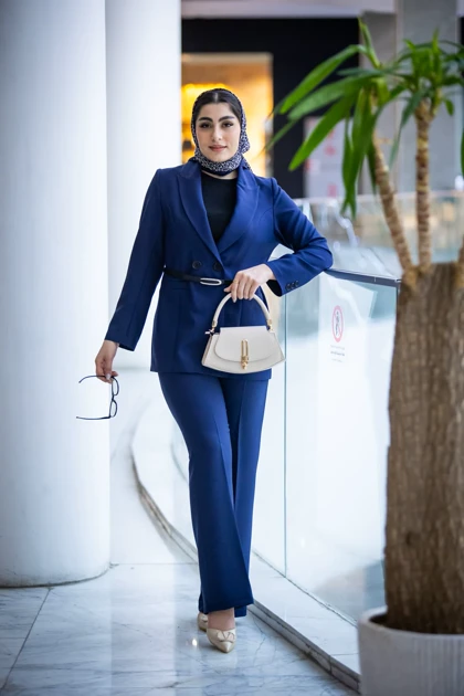 مانتو شلوار کجراه پرنسا