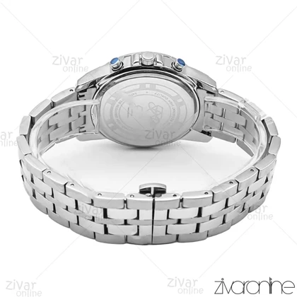 ساعت الکسا پریمیر A0103 مردانه سه موتوره سیلور صفحه سرمه ای 106154