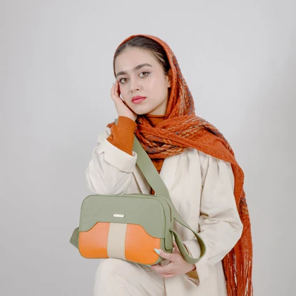 کیف دوشی زنانه چرم یلسان مدل ایزابل کد 103-MC