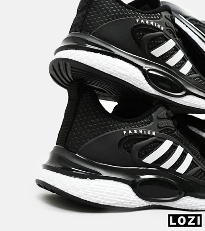 کفش کتانی مردانه مشکی سفید ADIDAS UltraBoost