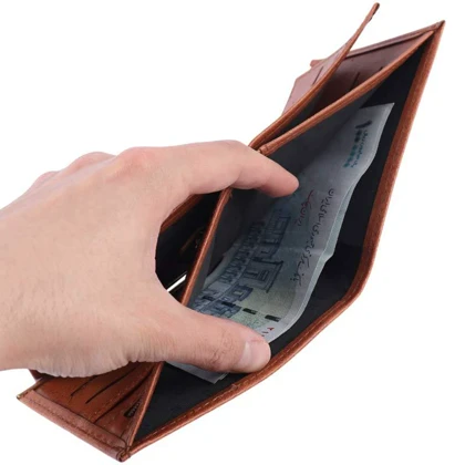 کیف پول جیبی چرمی مصنوعی مدل Kam