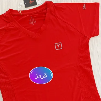 تیشرت یقه هفت زنانه بغل تور صورتی سایز 36 38