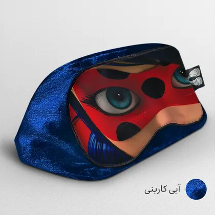 چشم بند بچگانه کاوا ماسک مدل دختر کفشدوزکی کد19
