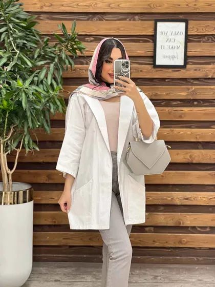 مانتو یقه برگردون دو جیب