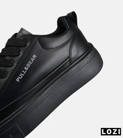 کتانی کژوال پول اند بیر مشکی زنانه خرید کفش اسپرت Pull&Bear مدل 9087