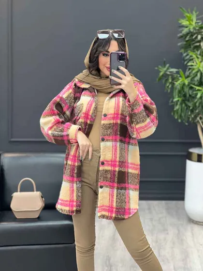شکت چهارخونه تک جیب