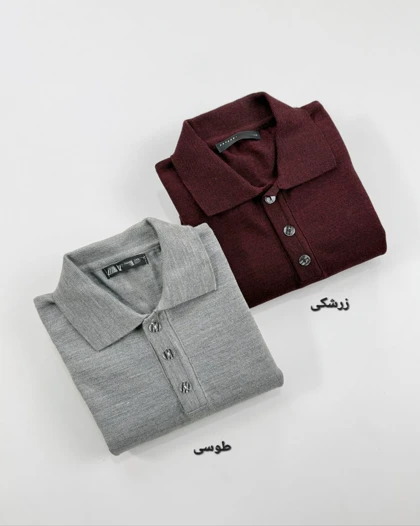 بافت مردانه داراب یقه دکمه دار