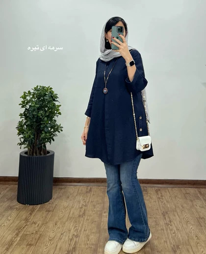 مانتو دکمه دار یکتا 9(ایراد دار)