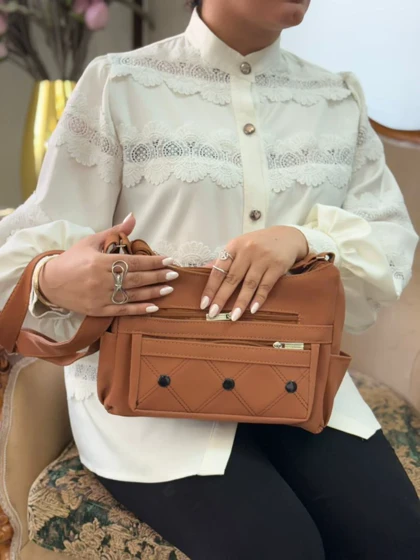 کیف دانشجویی نانسی سه دکمه