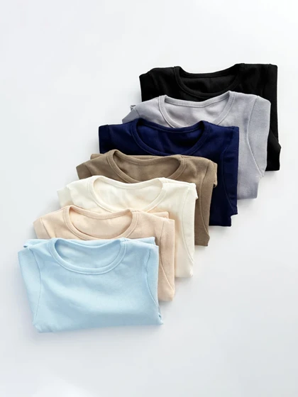 بادی کبریتی آستین نصفه یقه گرد