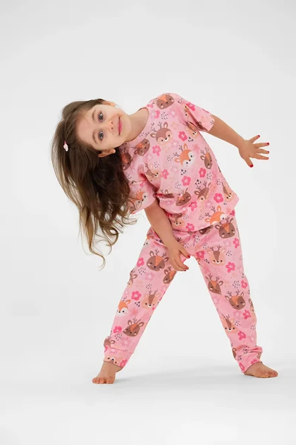 ست آستین کوتاه و شلوار بهاری