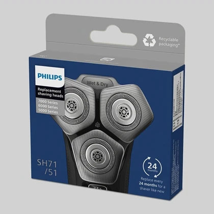 تیغه ریش تراش فیلیپس Philips مدل SH71/51 بسته 3 عددی