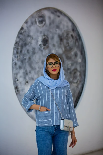 مانتو پیراهنی کراپ استرایپ