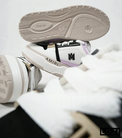 کتانی زنانه سفید یاسی AMIRI MA2 Leather