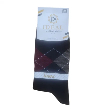 جوراب مردانه ساق‌دار طرح اسکاچ برند ایدآل
