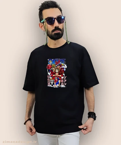 تیشرت لش مردانه و زنانه طرح وان پیس کد910