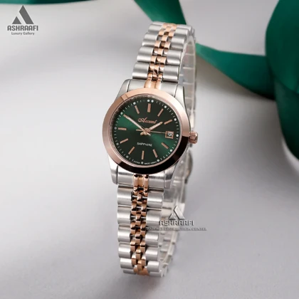 ساعت اکسنت صفحه سبز Axcent AX160041SRgG