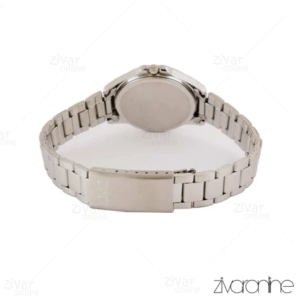 ساعت کیو اند کیو زنانه استیل صفحه مشکی 105349