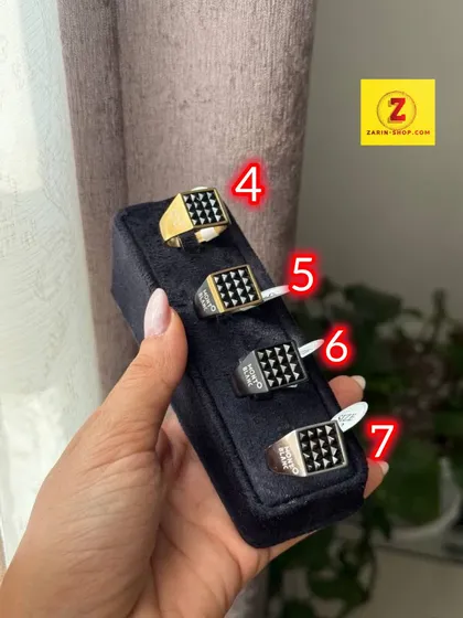 انگشتر مردانه استیل