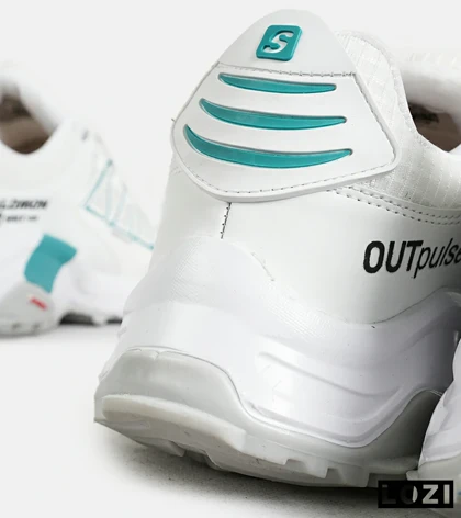 کفش کتانی مردانه و زنانه سفید آبی Salomon Lab V.03 مدل 7214