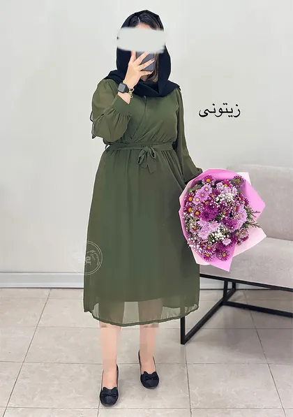 پیراهن حریر سلنا (ایراد دار)