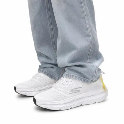 کتانی خارجی مردانه مدل اسکیچرز سفید تمام SKECHERS