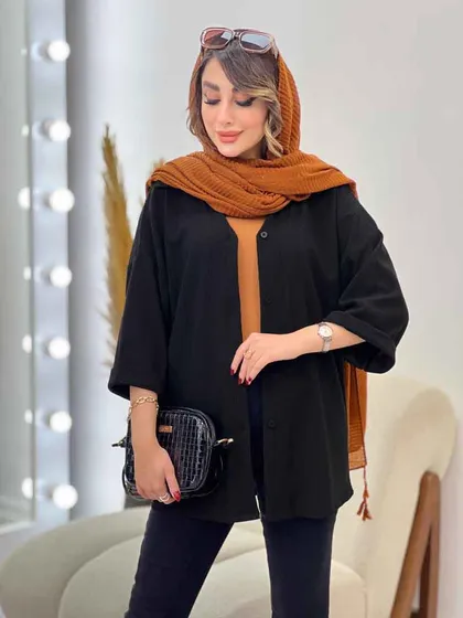 مانتو آستین پاکتی ارمغان
