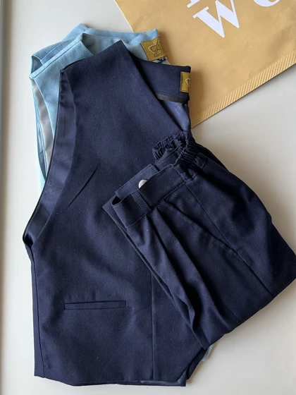 ژیله و شلوار لینن مینا کد 069