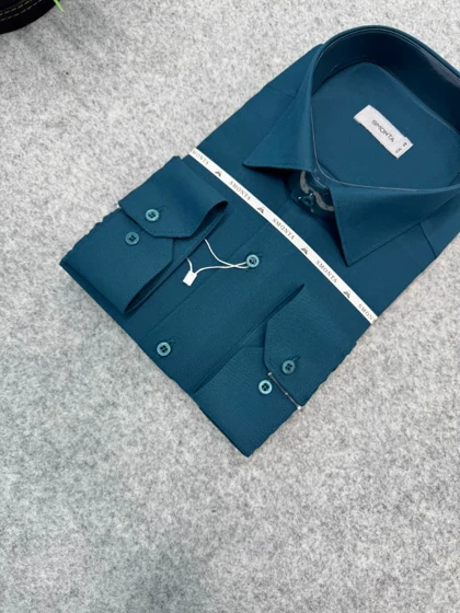 پیراهن ساده مردانه قواره کلاسیک _ استین بلند