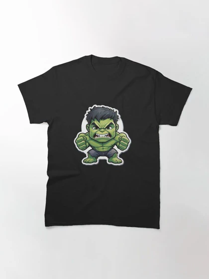 تیشرت کلاسیک مارول | تیشرت Marvel طرح Hulkpedia کد 112399