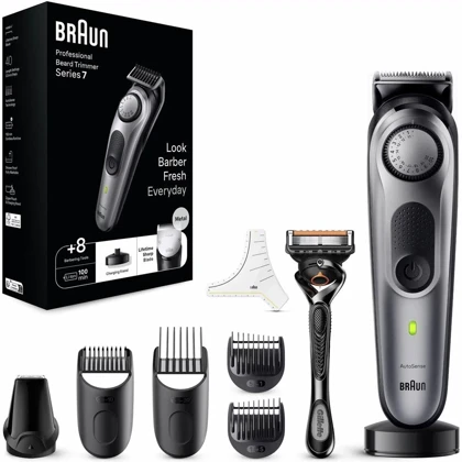 ست ماشین اصلاح شارژی براون Braun مدل BT7420 ضدآب