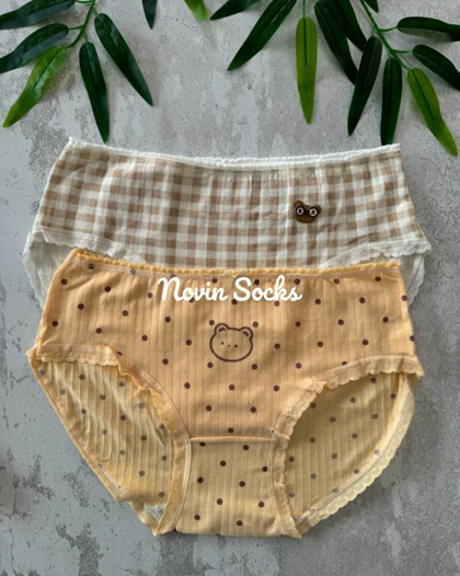 شورت خرس نارنجی1209 (مناسب 38تا42)