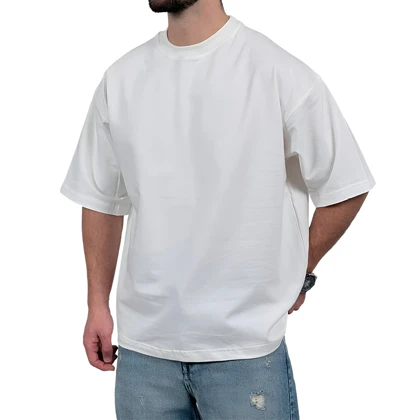 تیشرت ساده آستین کوتاه مردانه ساده مدل پنبه دونخ