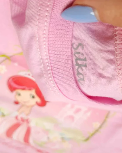 ست راحتی دخترانه توت فرنگی سیلکا