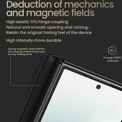 قاب مگنتی محافظ گوشی سامسونگ Galaxy Z Fold7 نیلکین Nillkin CarboProp Magnetic