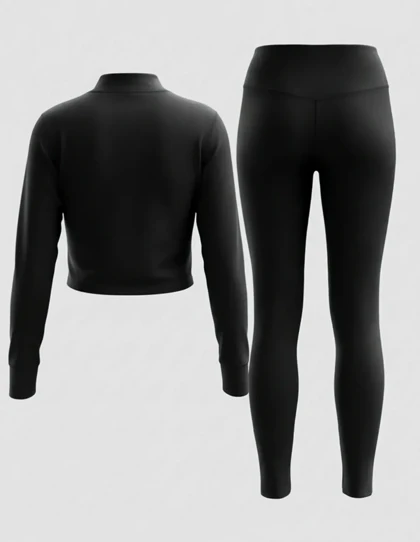 نیم‌تنه آستین بلند+لگ ورزشی زنانه آلو Hyper Fit W