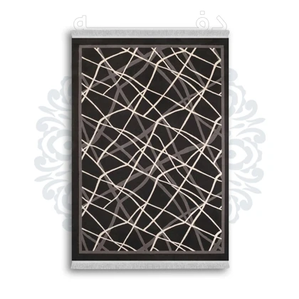 *جدید* فرشینه از جنس پارچه شانل مخمل ترک طرح فانتزی برند دفه کد 272