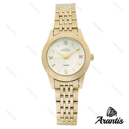 ساعت الکسا A0099 زنانه تمام طلایی w-10095
