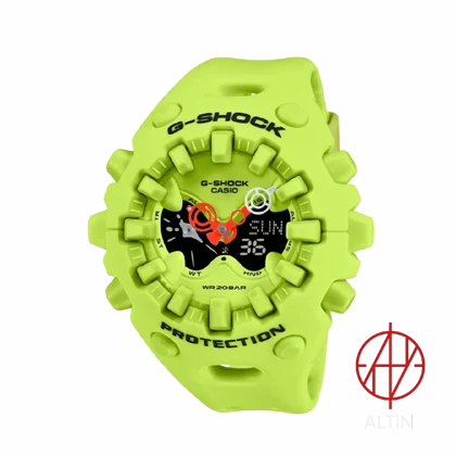 ساعت مچی اسپرت کاسیو جی‌شاک مدل GA-V01-9ADR (آنالوگ-دیجیتال، رنگ زرد پرانرژی)